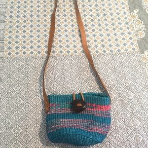 Madewell Straw Bucket Bag